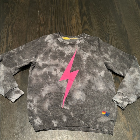 Aviator Nation Set, Size Small - Tie dye with pink lightning bolt - Picture 4 of 4
